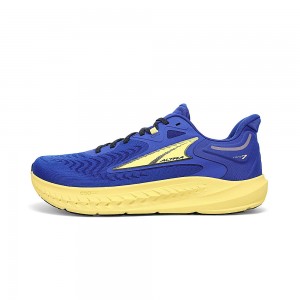 Zapatillas Running Altra TORIN 7 Hombre Azules Amarillo | Chile-30569