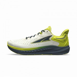 Zapatillas Running Altra TORIN 7 Hombre Amarillo Azules | Chile-79864