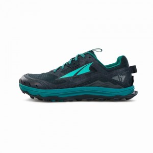 Zapatillas Trail Running Altra LONE PEAK 6 Mujer Negras Verde | Chile-41962