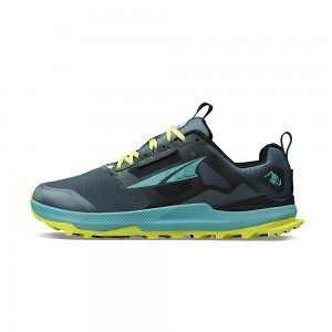 Zapatillas Trail Running Altra LONE PEAK 8 Hombre Negras Verde | Chile-36042