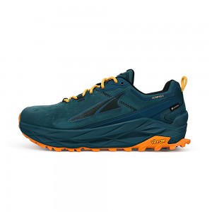 Zapatillas Trail Running Altra OLYMPUS 5 HIKE LOW GTX Hombre Verde Oscuro | Chile-84139