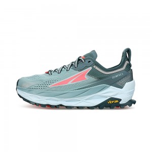 Zapatillas Trail Running Altra OLYMPUS 5 Mujer Turquesa | Chile-14095