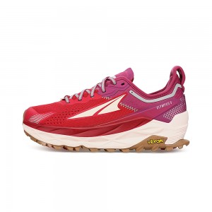 Zapatillas Trail Running Altra OLYMPUS 5 Mujer Rojas Rosas | Chile-34789