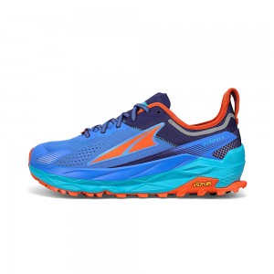 Zapatillas Trail Running Altra OLYMPUS 5 Hombre Azules | Chile-91746