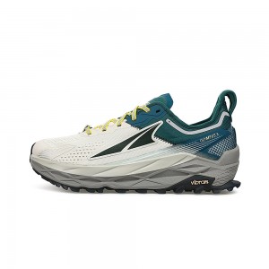 Zapatillas Trail Running Altra OLYMPUS 5 Hombre Gris Turquesa | Chile-04632