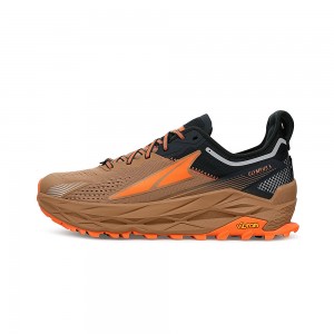 Zapatillas Trail Running Altra OLYMPUS 5 Hombre Marrones | Chile-94760