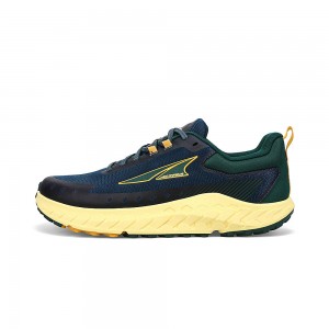 Zapatillas Trail Running Altra OUTROAD 2 Hombre Azules Amarillo | Chile-41937