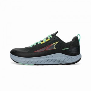 Zapatillas Trail Running Altra OUTROAD Hombre Verde Menta Azules | Chile-19745