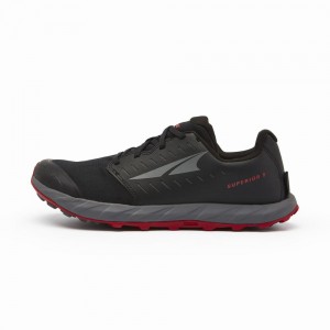 Zapatillas Trail Running Altra SUPERIOR 5 Hombre Negras Rojas | Chile-21304