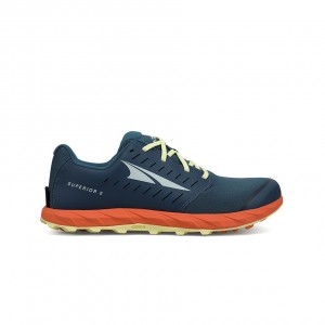 Zapatillas Trail Running Altra SUPERIOR 5 Hombre Azules Naranjas | Chile-35718