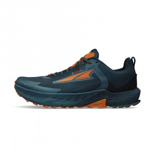 Zapatillas Trail Running Altra TIMP 5 Hombre Azules Naranjas | Chile-64701