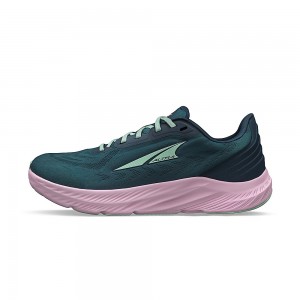 Zapatillas Training Altra RIVERA 4 Mujer Azul Marino Rosas | Chile-38721