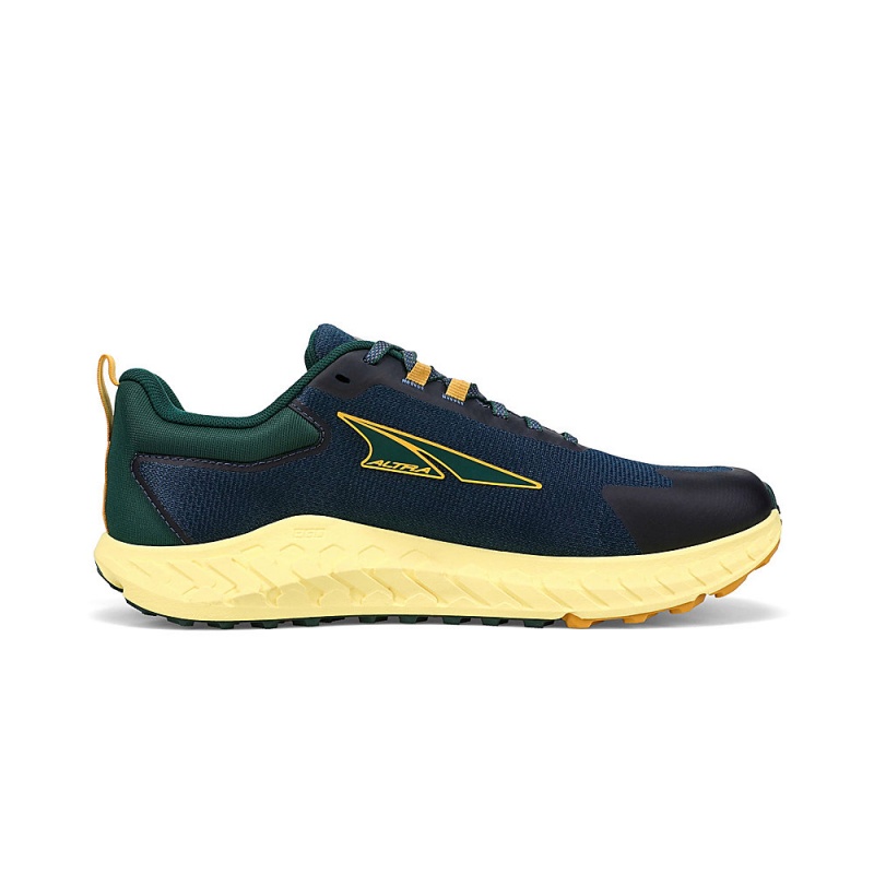 Zapatillas Running Altra OUTROAD 2 Hombre Azules Amarillo | Chile-67938