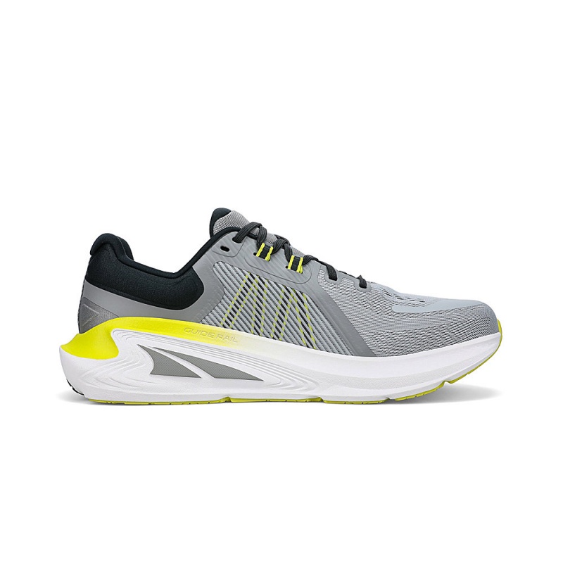 Zapatillas Running Altra PARADIGM 7 Hombre Gris Amarillo | Chile-64239