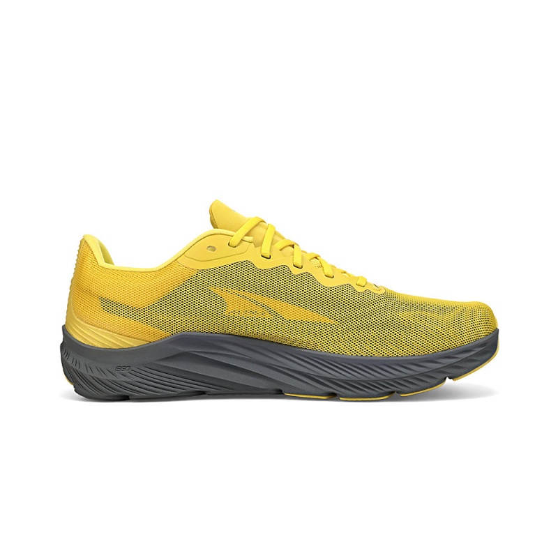 Zapatillas Running Altra RIVERA 3 Hombre Gris Amarillo | Chile-43675