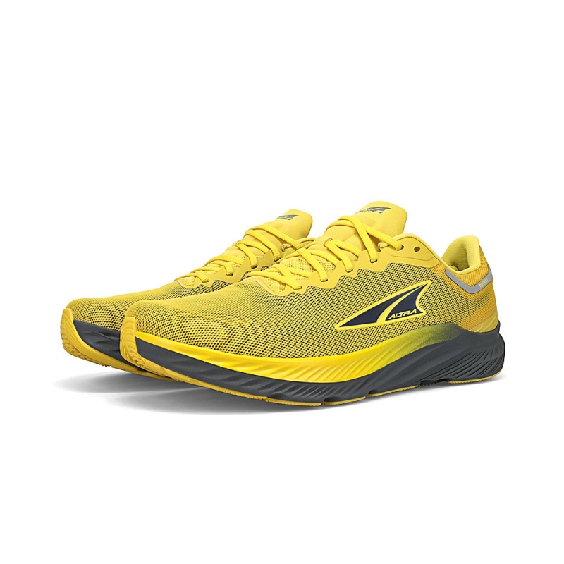 Zapatillas Running Altra RIVERA 3 Hombre Gris Amarillo | Chile-43675