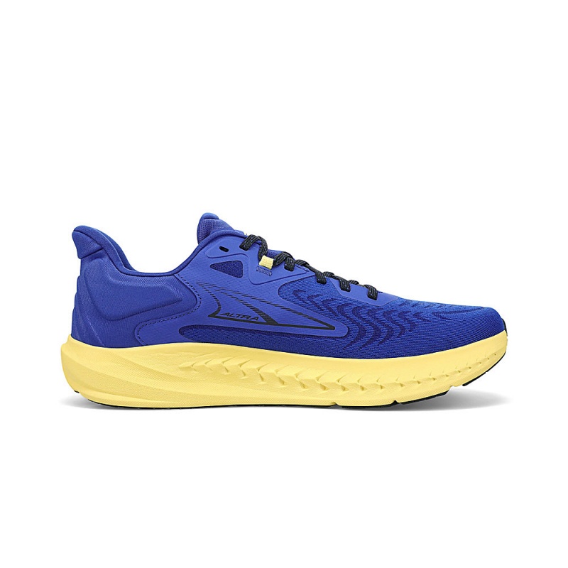 Zapatillas Running Altra TORIN 7 Hombre Azules Amarillo | Chile-30569