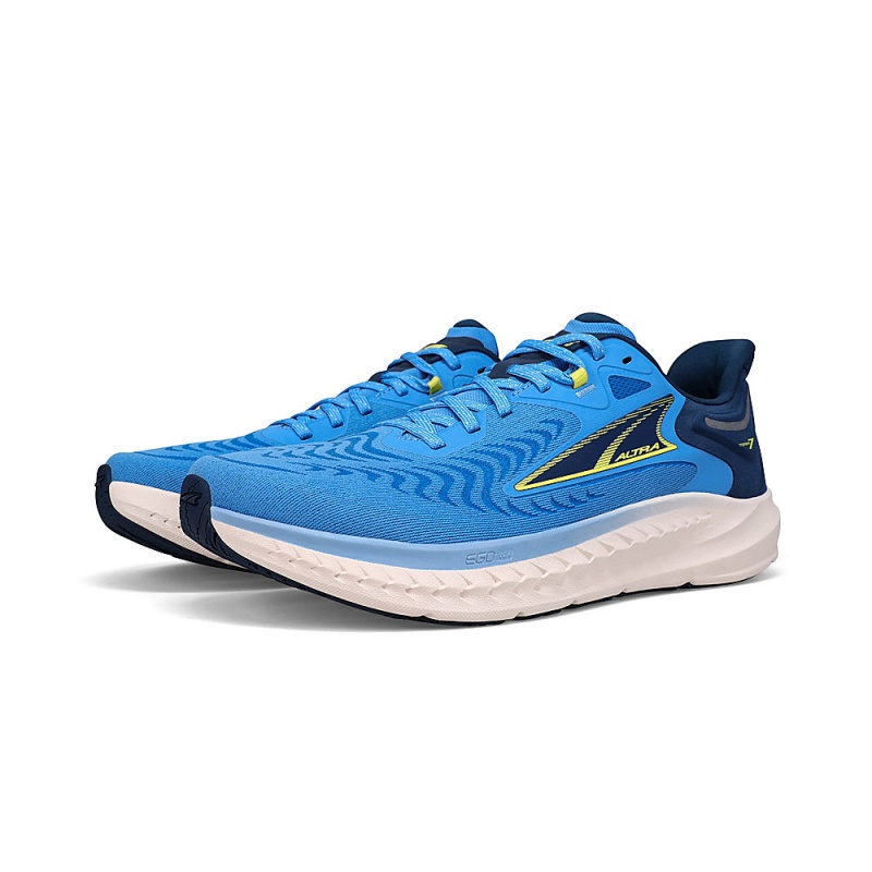 Zapatillas Running Altra TORIN 7 Hombre Azules | Chile-98342