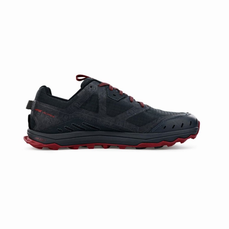 Zapatillas Trail Running Altra LONE PEAK 6 Hombre Negras | Chile-98260