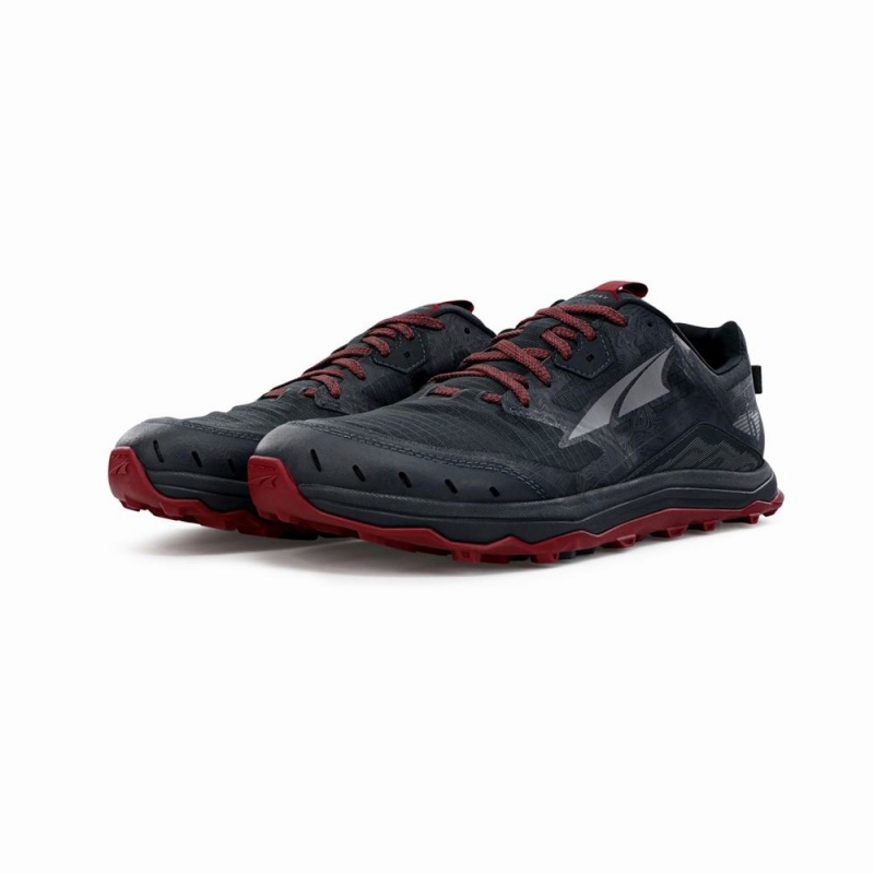 Zapatillas Trail Running Altra LONE PEAK 6 Hombre Negras | Chile-98260