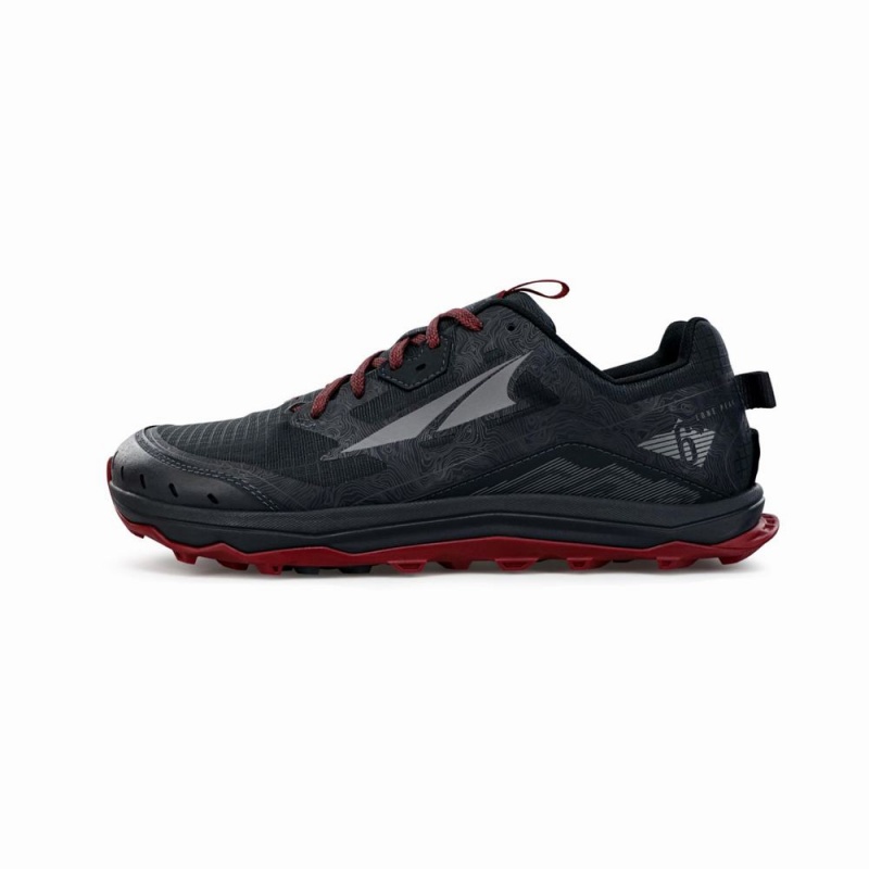 Zapatillas Trail Running Altra LONE PEAK 6 Hombre Negras | Chile-98260