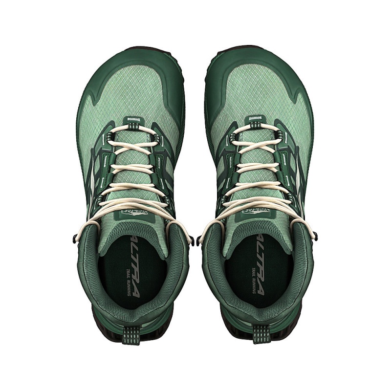 Zapatillas Trail Running Altra LONE PEAK ALL-WTHR MID 2 Mujer Verde | Chile-51297