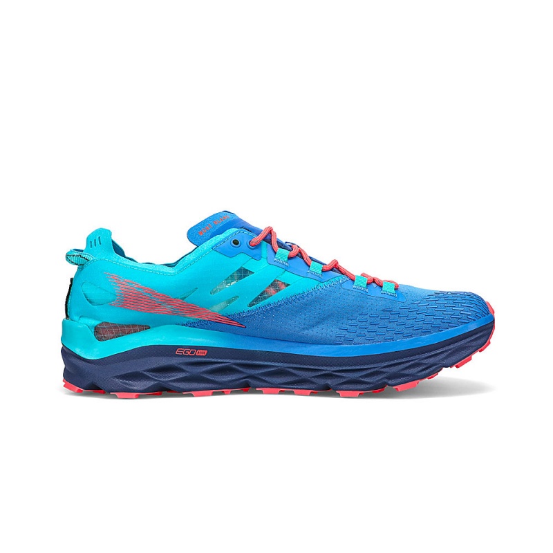 Zapatillas Trail Running Altra MONT BLANC Hombre Azules | Chile-38047