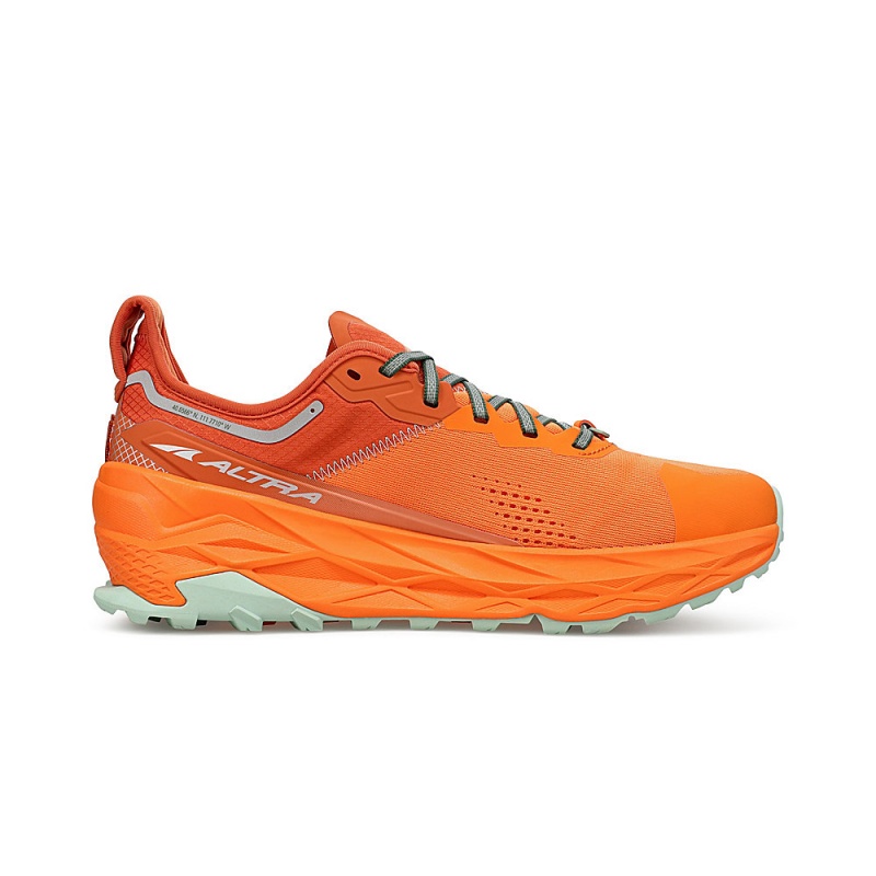 Zapatillas Trail Running Altra OLYMPUS 5 Hombre Naranjas | Chile-91860