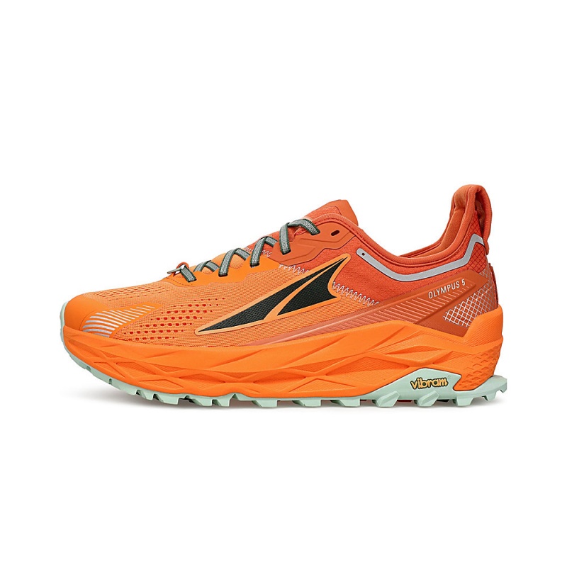 Zapatillas Trail Running Altra OLYMPUS 5 Hombre Naranjas | Chile-91860