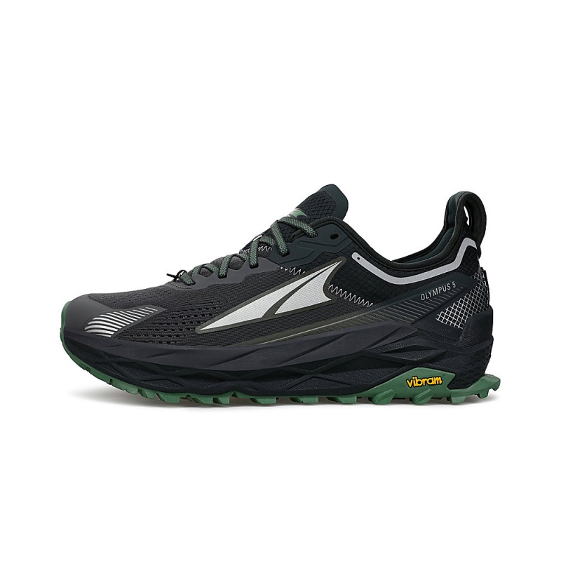 Zapatillas Trail Running Altra OLYMPUS 5 Hombre Negras Gris | Chile-71852