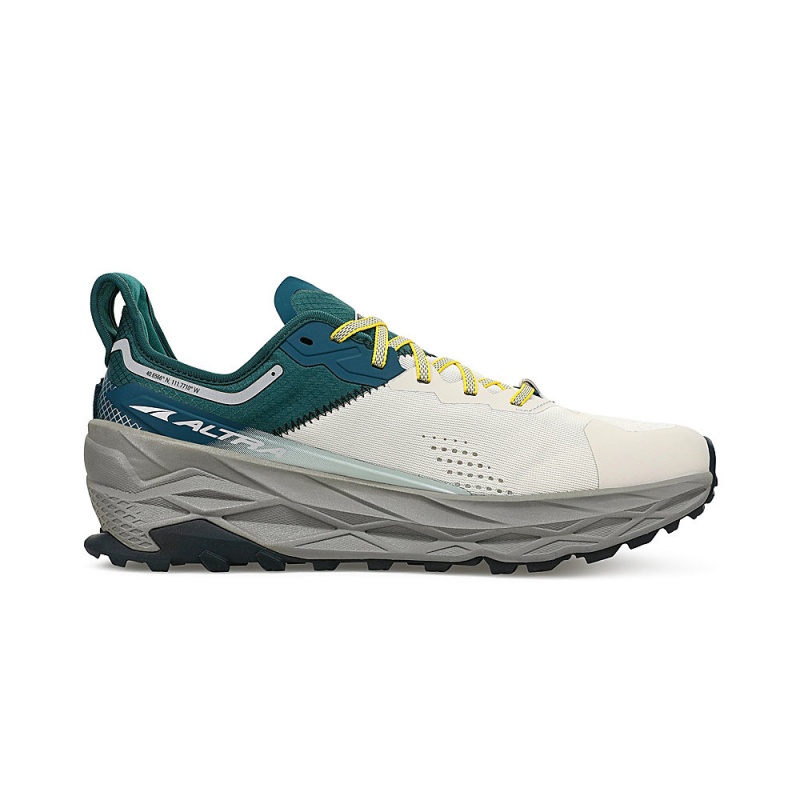 Zapatillas Trail Running Altra OLYMPUS 5 Hombre Gris Turquesa | Chile-04632