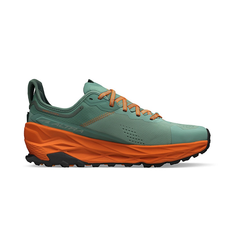 Zapatillas Trail Running Altra OLYMPUS 5 Hombre Gris Naranjas | Chile-05763