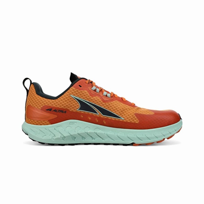 Zapatillas Trail Running Altra OUTROAD Hombre Verde Naranjas | Chile-76309