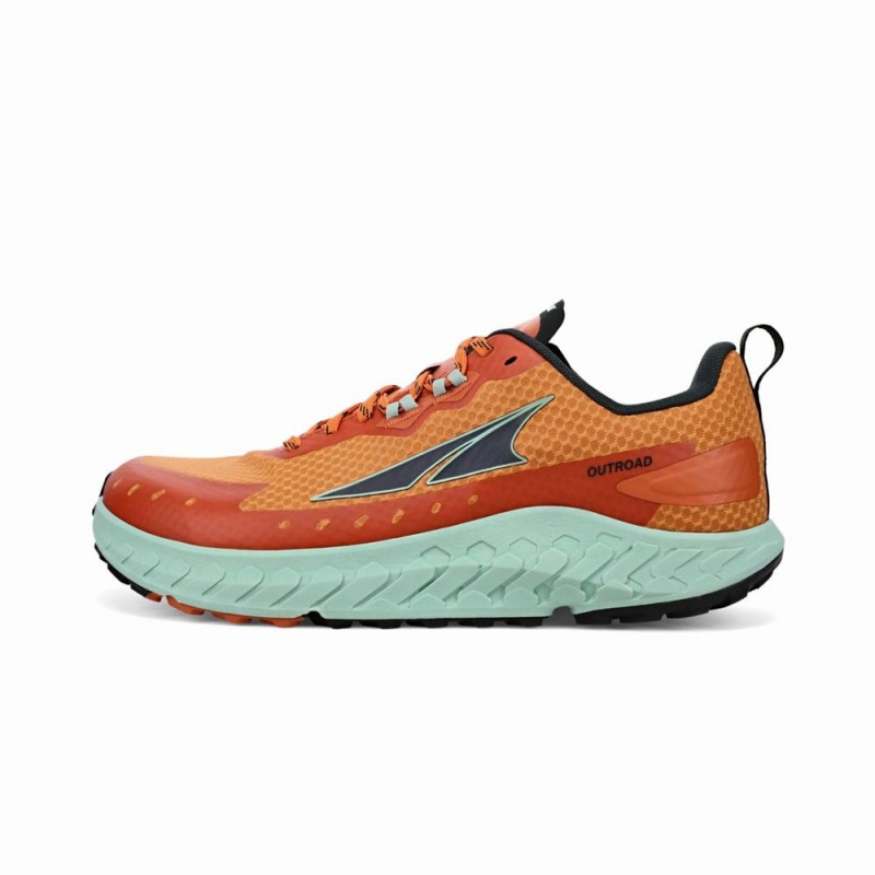 Zapatillas Trail Running Altra OUTROAD Hombre Verde Naranjas | Chile-76309