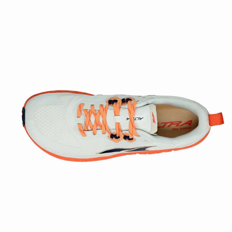 Zapatillas Trail Running Altra OUTROAD Hombre Blancas Naranjas | Chile-21739