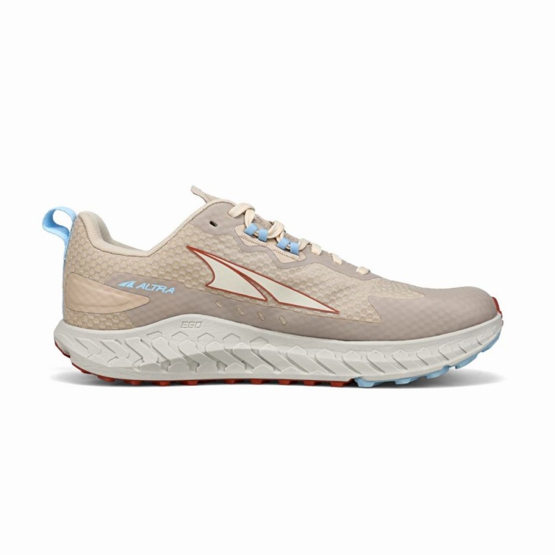 Zapatillas Trail Running Altra OUTROAD Hombre Beige | Chile-76802