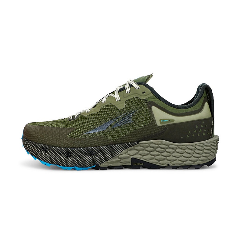 Zapatillas Trail Running Altra TIMP 4 Hombre Verde Oliva | Chile-53729